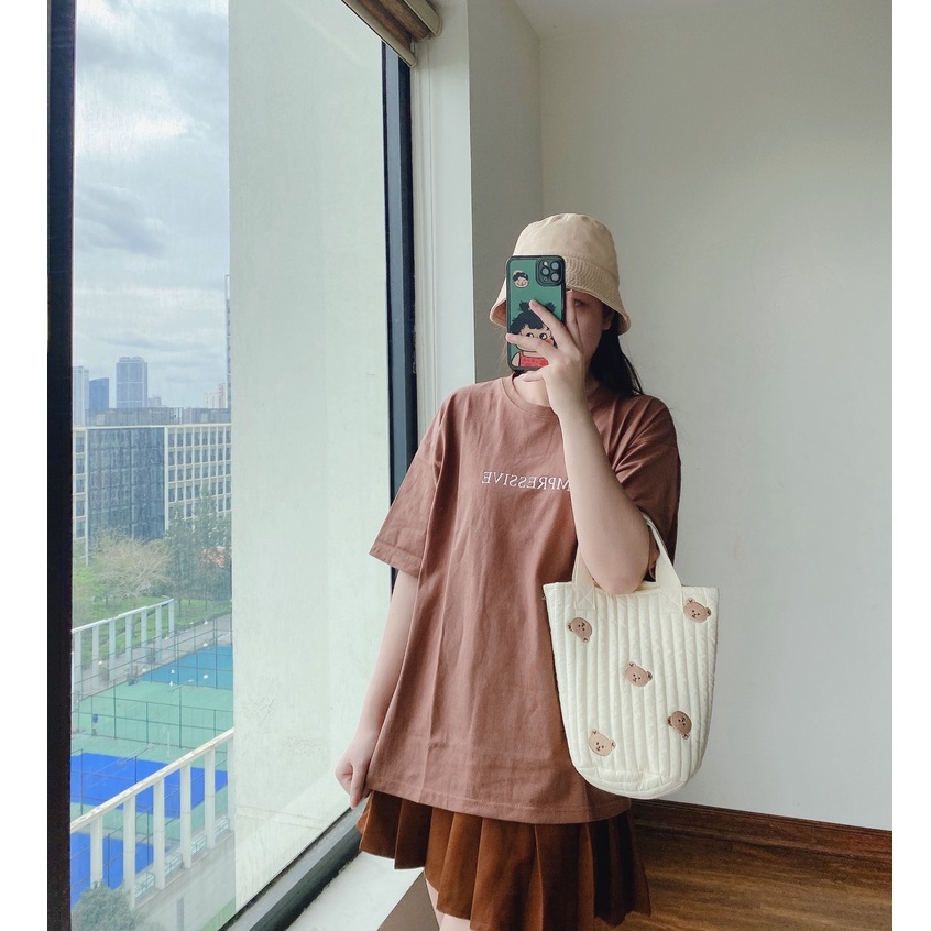 Áo Thun 3158 Impressive PEONYB Unisex [FREESHIP]  Phông form rộng tay lỡ in chữ vintage đường phố hànq uốc Ulzzang