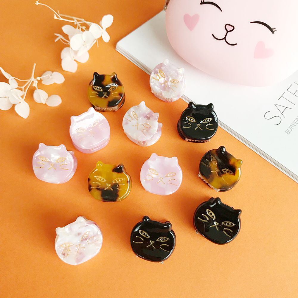 Kẹp Tóc Hình Chú Mèo Dễ Thương Cho Nữ