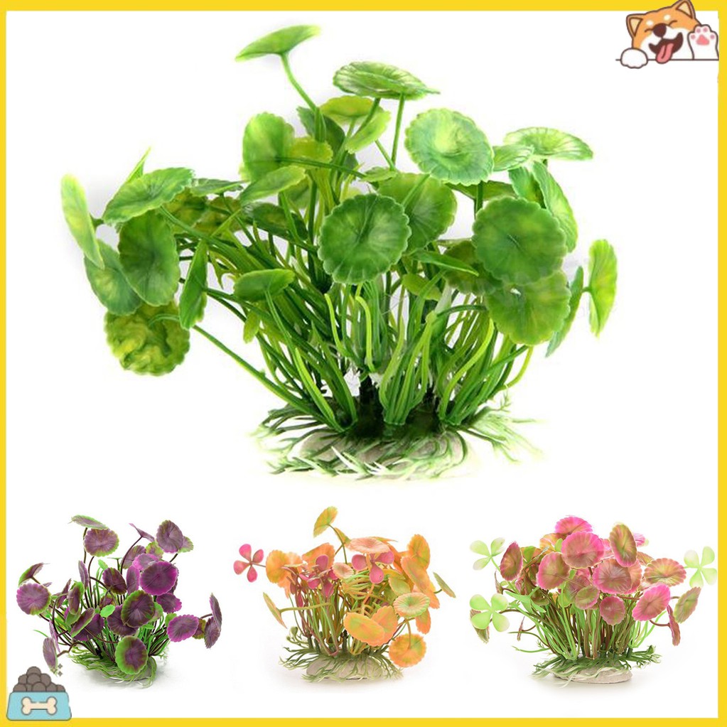 Lá Sen Nhân Tạo Trang Trí Bể Cá Tiện Dụng