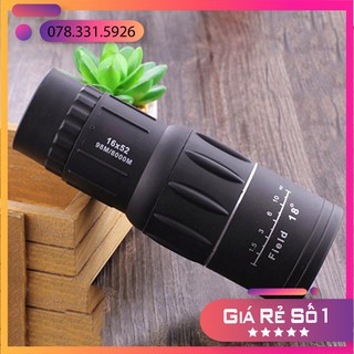☀ Giá sỉ ☀ Ống nhòm Bushnell một mắt 16x52 (Đen) nhìn cực rõ, cực nét