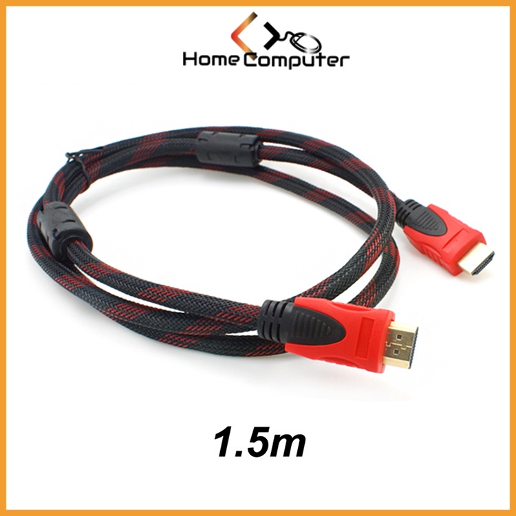 Dây cáp tín hiệu, dây HDMI 1.5m, 3m, 5m tròn chuẩn 1.4v hàng chất lượng.bảo hành 3 tháng - Home Computer .Offical Store