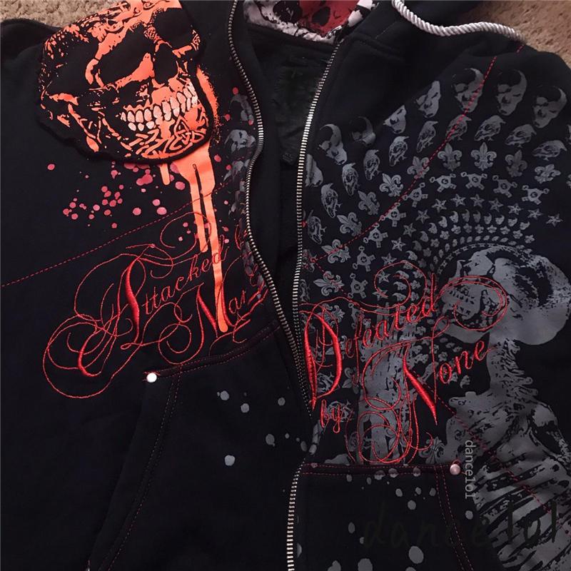 Áo Khoác Nhảy Tay Dài In Hình Đầu Lâu Phong Cách Gothic Punk Dùng Cho Nữ Vào Dịp Halloween 1O1
