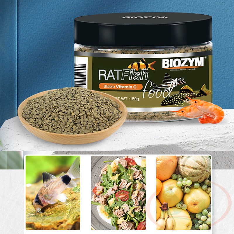 [Mã PET50K giảm Giảm 10% - Tối đa 50K đơn từ 250K] Thức Ăn Cá Chuột Biozym Ratfish Food Cao Cấp