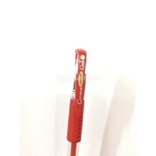 Bút gel nước Mini Cenvava viết siêu êm 0.5mm màu đỏ [VPP Hải Nhật]