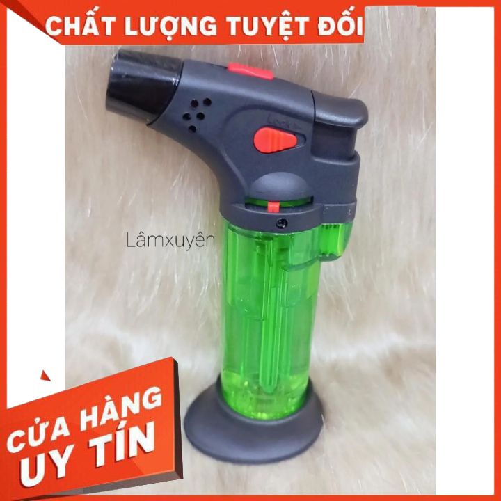 Khò gas mini Pocket Để Bàn, Bật lửa, khóa lửa rảnh tay 2 chế độ khóa  FREESHIP thiết kế độc lạ bắt mắt, siêu bền đẹp