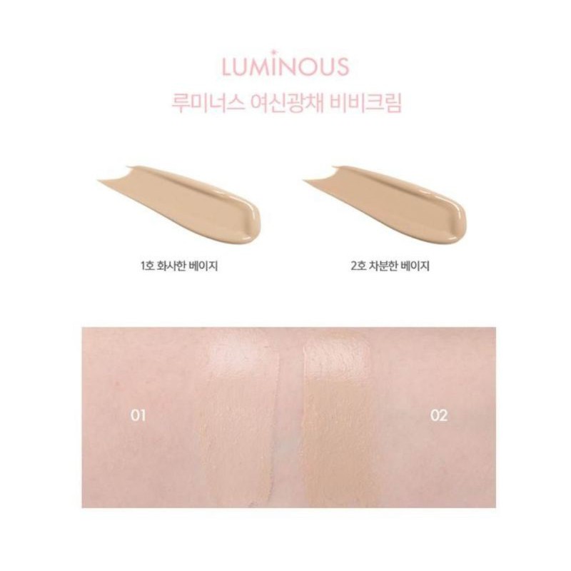 Kem nền TONYMOLY Luminous 45gr có 2 tone sáng và tối