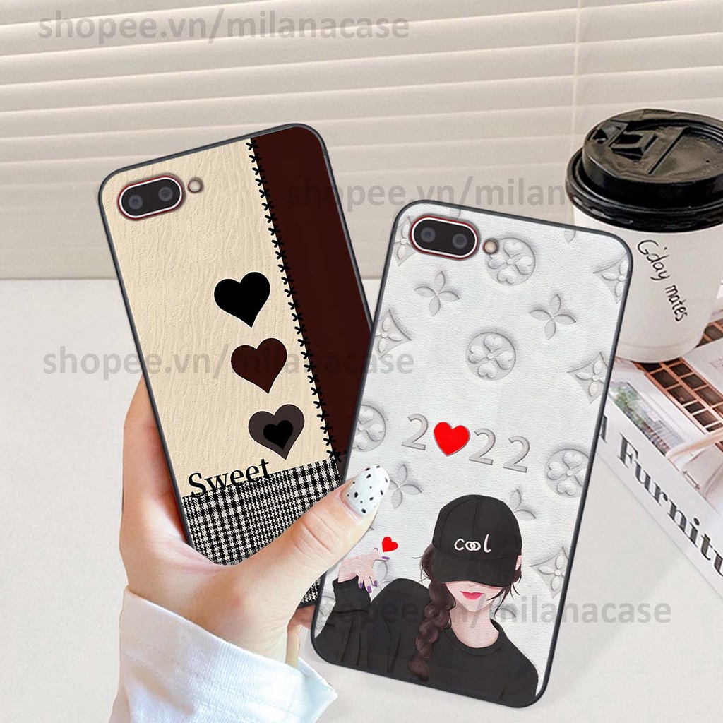 Ốp Oppo A3s / A1k hình trái tim be love tình yêu siêu đẹp, cá tính, thời trang