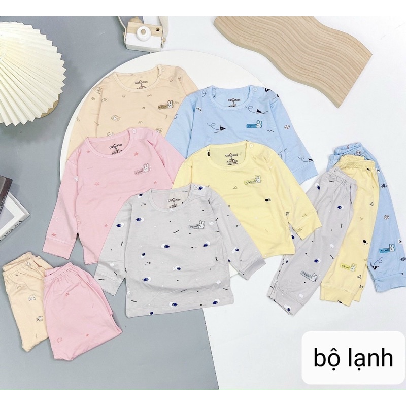 Bộ dài tay petit cài vai CQ Kids