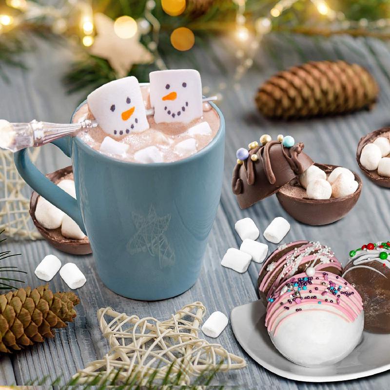 Khuôn làm bánh ANAEAT chất liệu silicon có 6 ngăn hình bán nguyệt tiện dụng