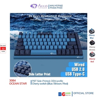 Bàn phím cơ AKKO 3084 SP (Side-Printed) Ocean Star (Cherry switch)