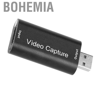 (Bohemia)Mini Video Capture Card USB 2.0 HDMI Grabber Recording Box For Computer PC