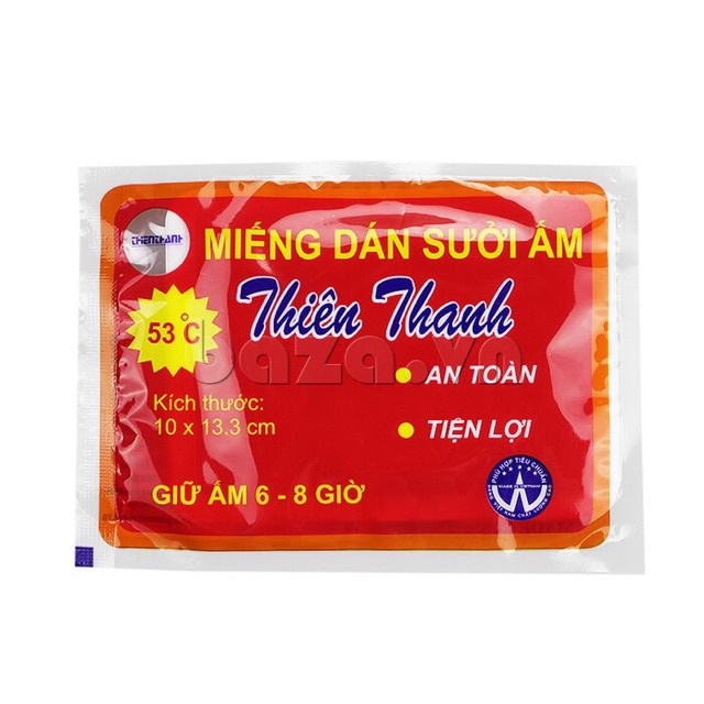 Miếng dán sưởi ấm Thiên Thanh hộp 10 miếng