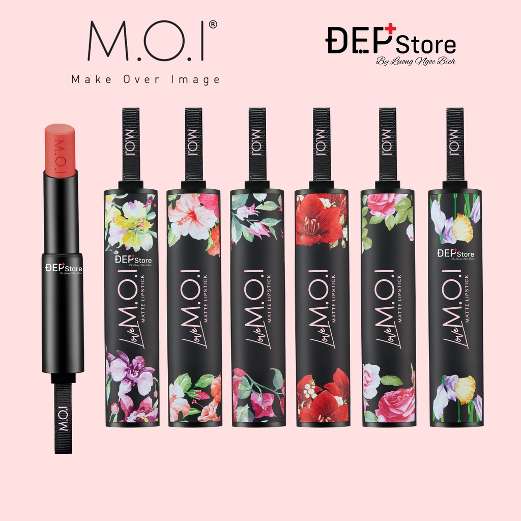 Son Môi Lì - Son Hồ Ngọc Hà Love M.O.I phiên bản 2020 - MOI Cosmetics