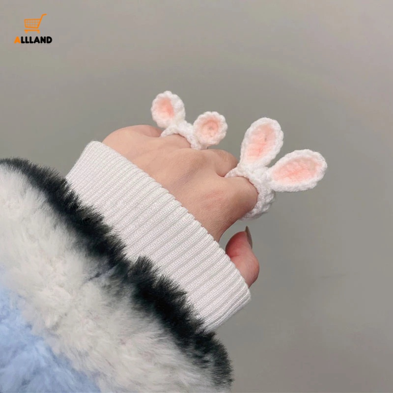 Nhẫn 2 Kiểu Họa Tiết Tai Gấu/Thỏ Dễ Thương Thời Trang Cho Nữ