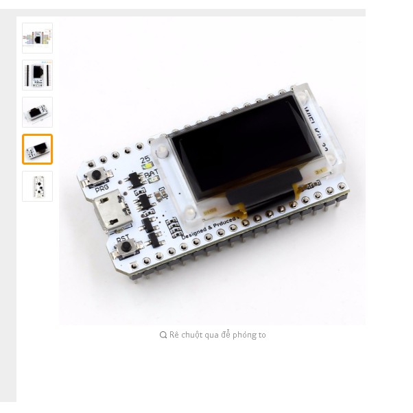 ESP32 Bluetooth WIFI, MÀN HÌNH OLED 0.96 inch, CP2102, bộ nhớ 32 M, điện áp 3.3 V-7 V | BigBuy360 - bigbuy360.vn