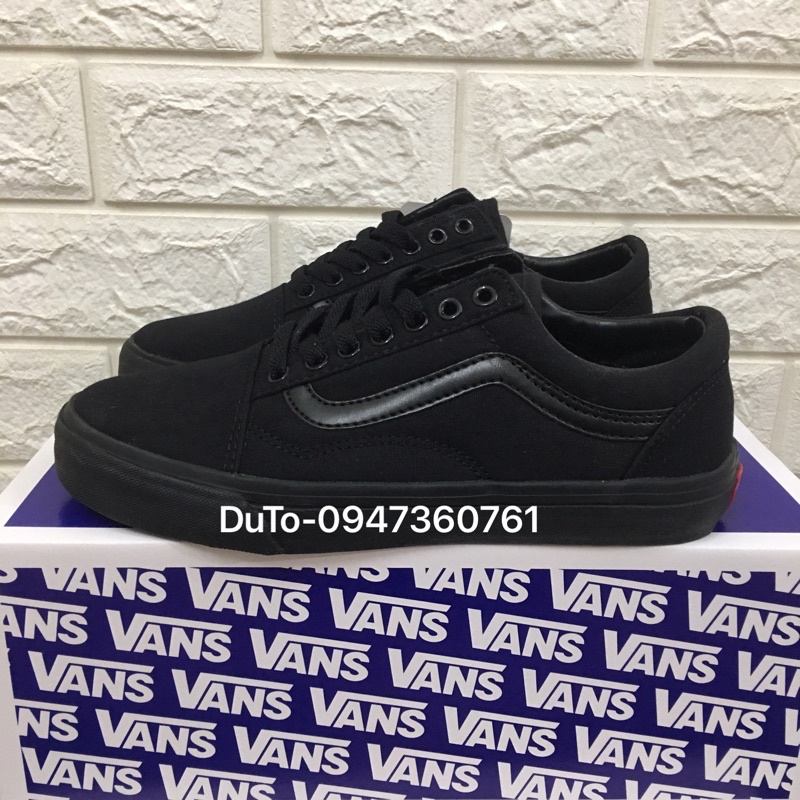 Giày 𝐕𝐀𝐍𝐒 old skool full đen size 36->43 NAM NỮ