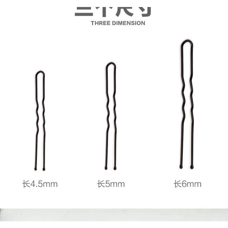 Kẹp gim chữ U 3 size S , M , L 190g chuyên dùng làm tóc makep