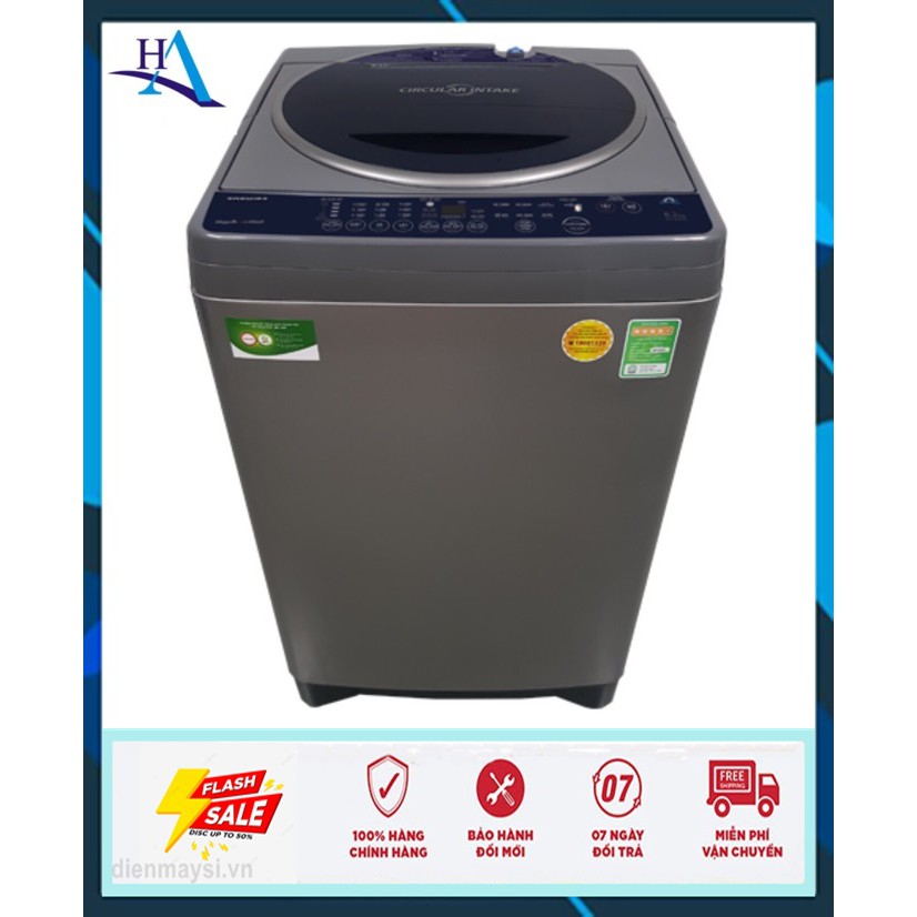 [ELHAL5 giảm 7% tối đa 1TR] Máy giặt Toshiba 8.2 kg AW-J920LV SB Mẫu 2019(Miễn phí giao tại HCM-ngoài tỉnh liên hệ shop)