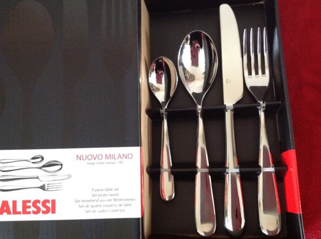 (Hàng Lẻ) Dao Muỗng Nĩa Inox 304 ALESSI - ITALY NOUVO MILANO CUTLERY