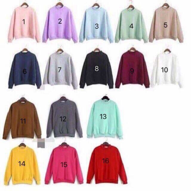 Combo 10 áo nỉ bông