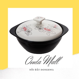 Nồi đất Nắp Sứ Kho Cá Thịt Cao Cấp Nấu Mì Cay Nấu Cháo Mã CS