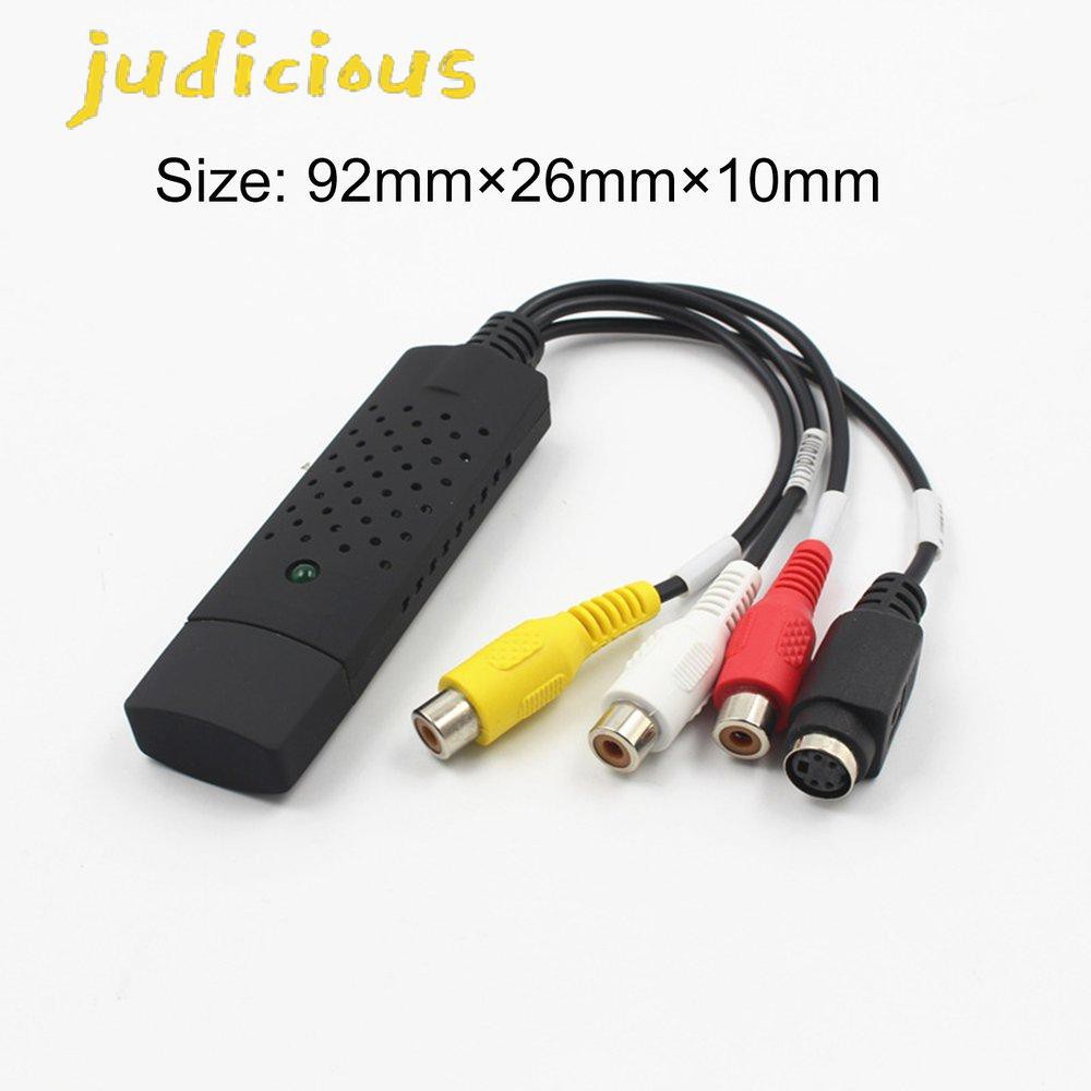 Bộ Chuyển Đổi Usb 2.0 Easy Cap Video Tv Dvd Vhs Dvr Hỗ Trợ Win8 Win10 | BigBuy360 - bigbuy360.vn
