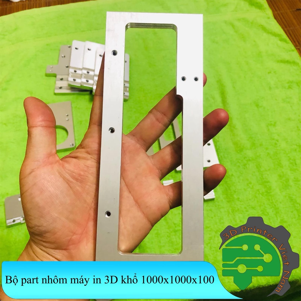 Bộ part nhôm máy in 3D khổ 1000x1000x100