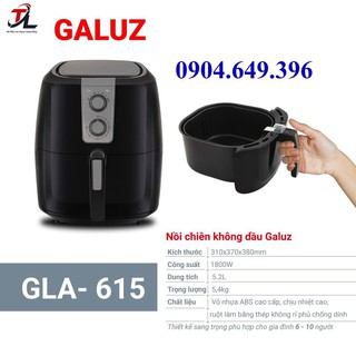 Nồi chiên không dầu galuz 5.2l - gla 615