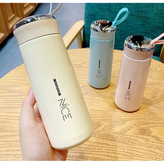 Bình giữ nhiệt nice - bình nước giữ nhiệt - 400ml - có 4 màu - nhỏ gọn và xinh xắn