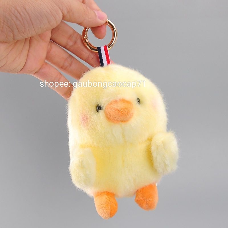 ❌ gấu bông hình động vật nông trại Lomo Home dễ thương 15cm "SO FLUFFY" , có móc treo