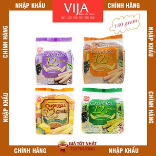 Bánh Crispi Roll 12 loại ngũ cốc 180g Đủ Vị