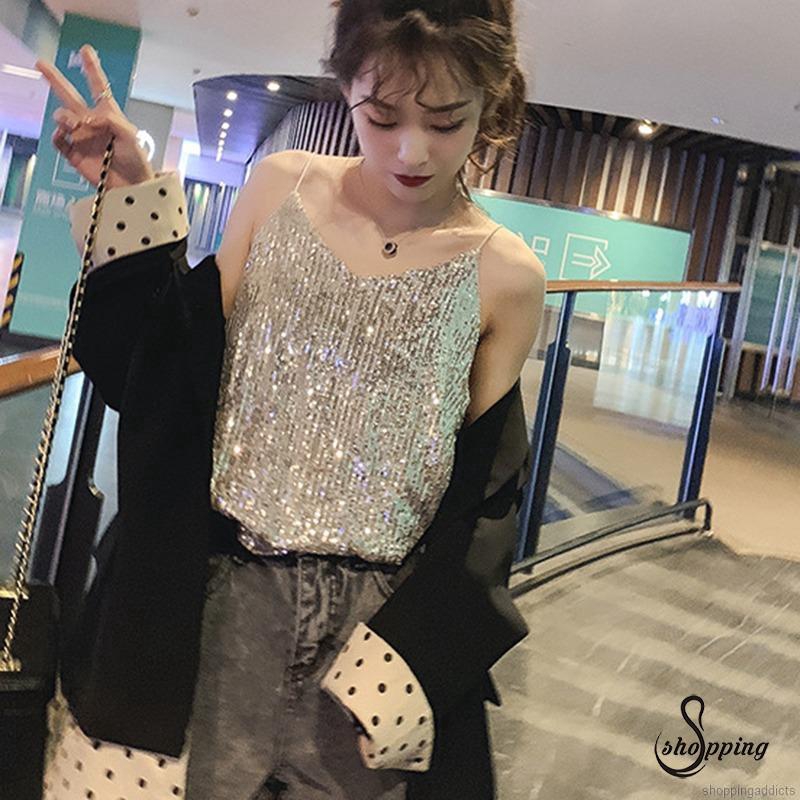 Áo nữ không tay cổ chữ V thời trang quyến rũ | BigBuy360 - bigbuy360.vn