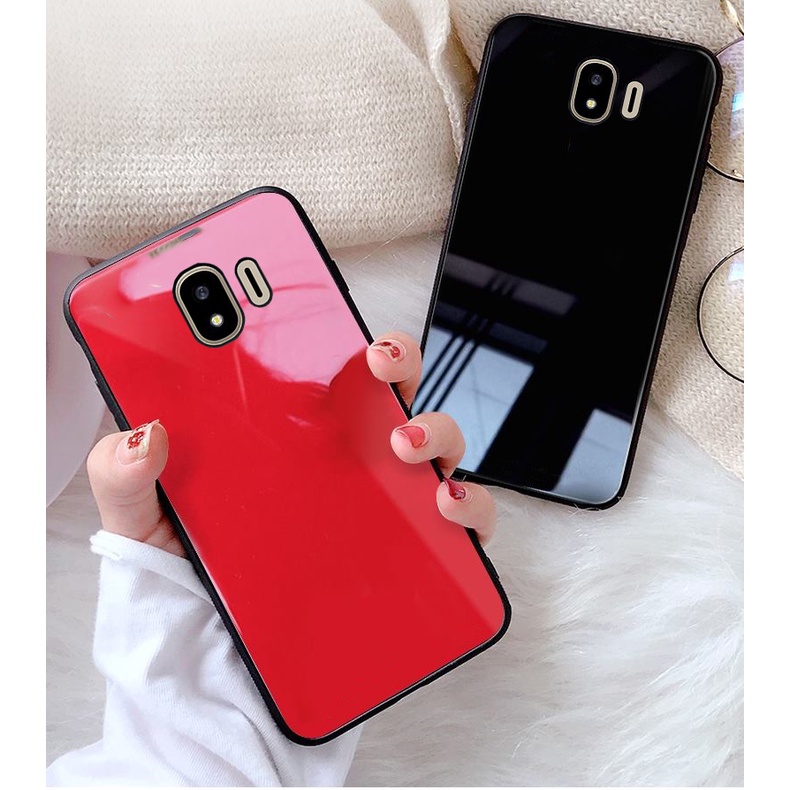 Ốp Lưng SAMSUNG GALAXY J2 PRO, J4 2018 Mặt kính gương sáng bóng cao cấp