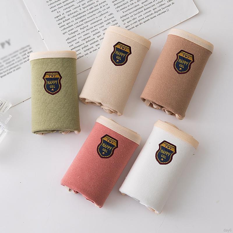 Quần Lót Cotton Thoáng Khí Thoải Mái Theo Phong Cách Hàn Quốc