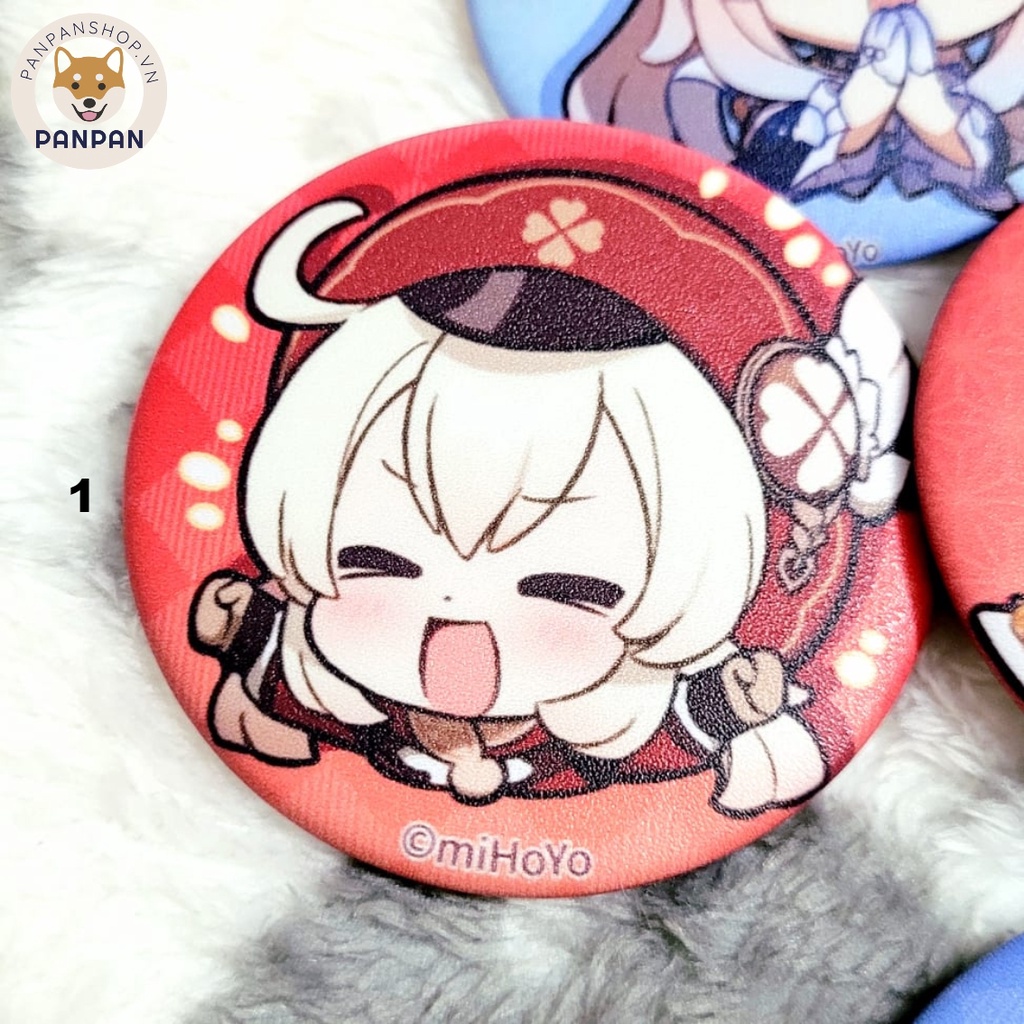 Huy Hiệu Genshin Impact Chibi 2