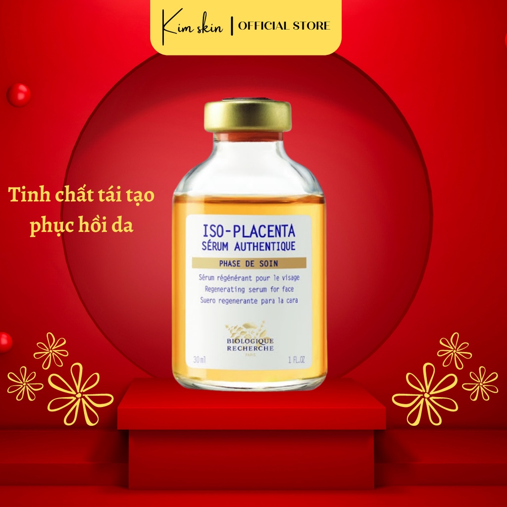 Serum Iso Placenta BR tinh chất giúp phục hồi và tái tạo làn da làm mềm mịn da