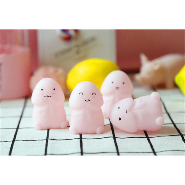 Squishy Mochi con ciu hồng siêu dễ thương mã HBP27 Kgiá như sỉ