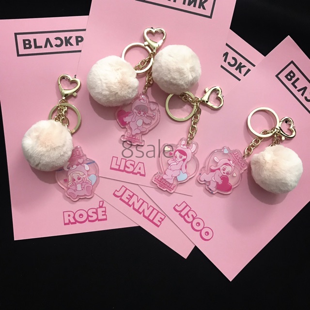 BLACKPINK | Official Keyring (móc khoá theo thành viên) - Hàng chính hãng