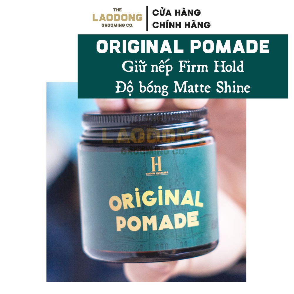 [CHÍNH HÃNG] Sáp vuốt tóc nam Saigon Hustlers Original Pomade 112g