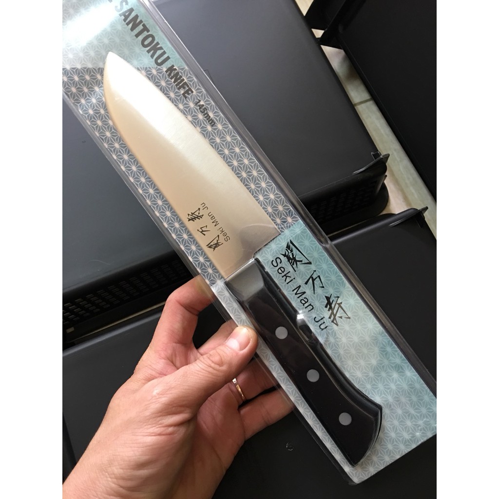Dao bếp Nhật Bản cao cấp KAI Seki lưỡi 14,5cm cán nhựa ABS (Thép không gỉ)