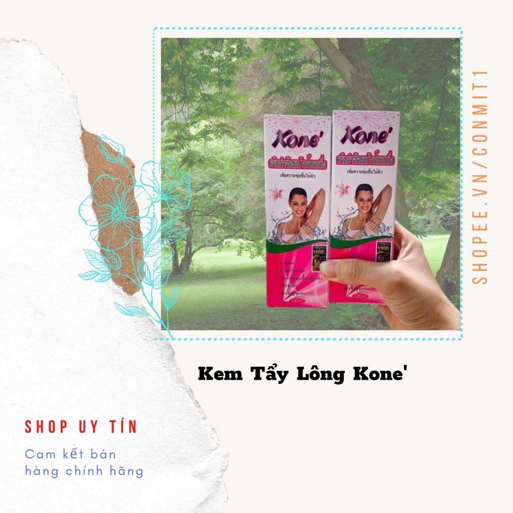 Kem Tẩy Lông Kone Thái Lan Hàng Chuẩn Kem Kone Tẩy Lông 120ml