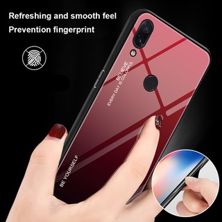 Ốp điện thoại dẻo tráng gương màu gradient cho Xiaomi Redmi Note 7 5 6 Pro 6Pro Mi 8 A2 Lite A1 Mi6X Pocophone F1