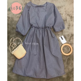 Đầm babydoll kẻ sọc