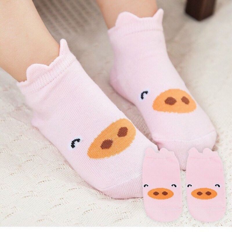 Tất chống trơn 🍄Freeship🍄 Tất cổ ngắn chống trơn KID SOCK cho bé từ 1-5 tuổi