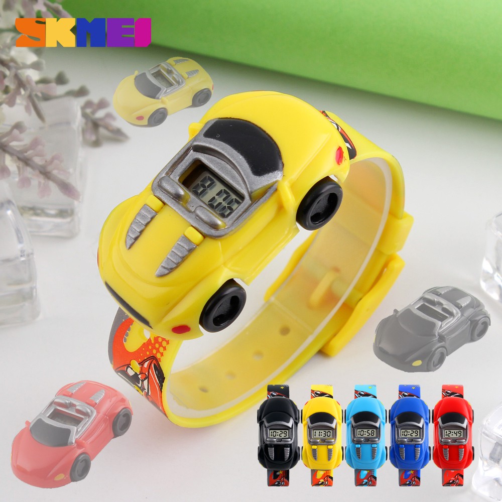 Đồng Hồ Đồ Chơi Xe Hơi Hoạt Hình SKMEI 1241 Cho Bé