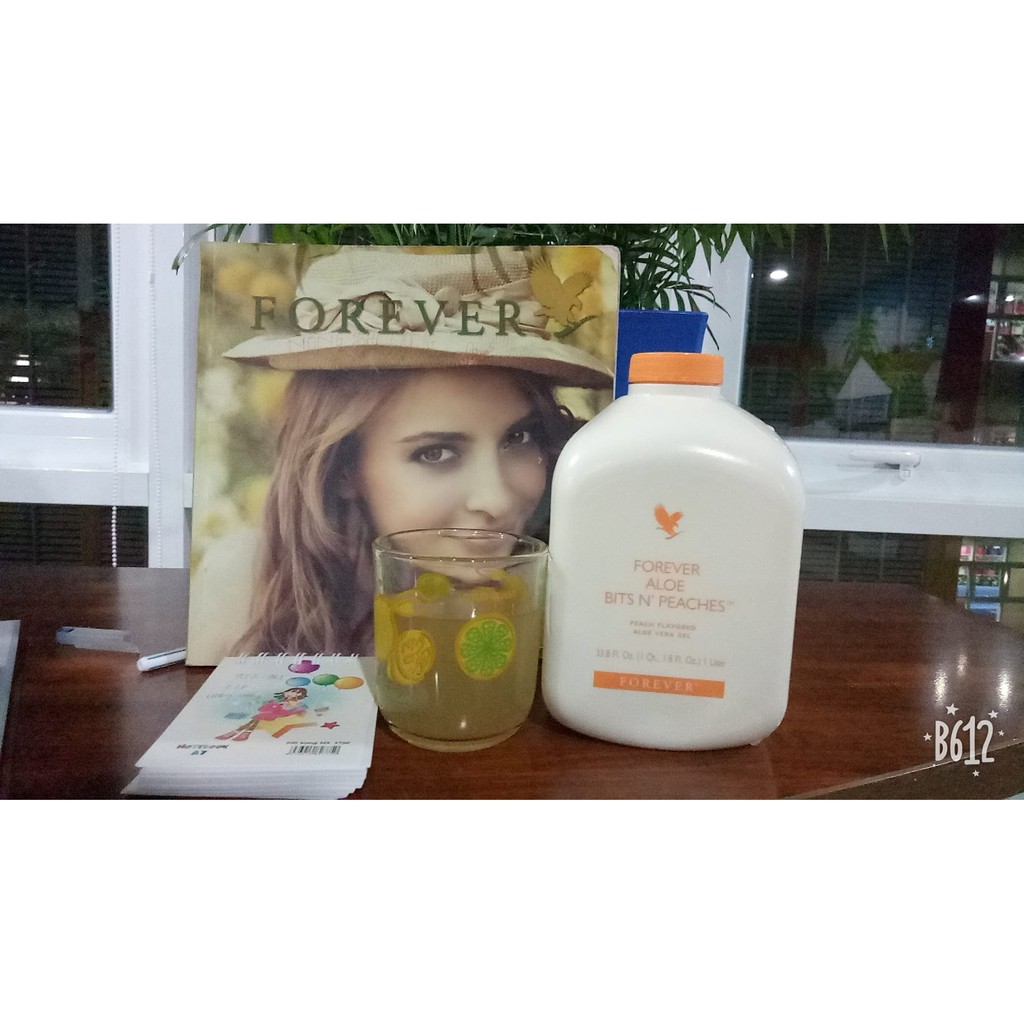 Forever Aloe Bits N’peaches 077 Flp Nước Uống Dinh Dưỡng Lô hội Aloe Vera | Thế Giới Skin Care