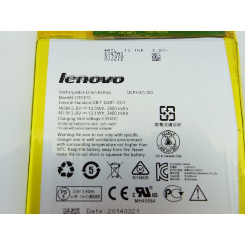 Pin Lenovo A3500