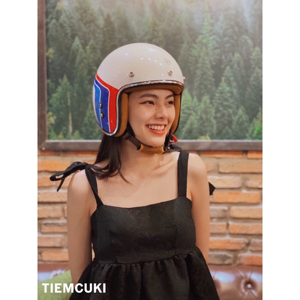 Nón bảo hiểm Kraft Helmet- Wings - Vintage Motocycle