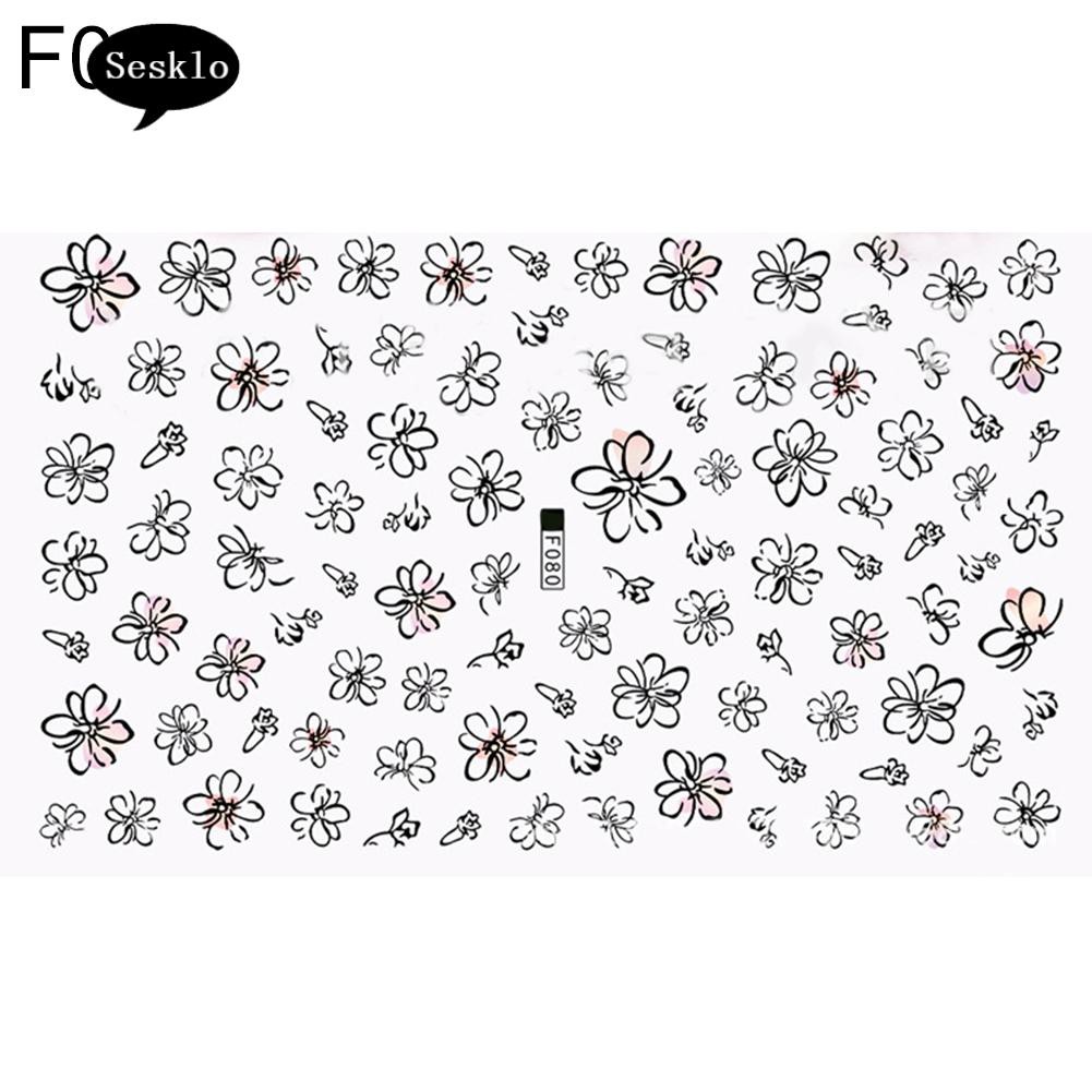 Bộ Đồ Hóa Trang Nhân Vật SK Độc Đáo☀1 Tấm Sticker Dán Móng Tay Họa Tiết Chim Hồng Hạc 3D Thời Trang