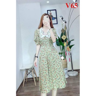 Đầm hoa xanh cổ bèo
